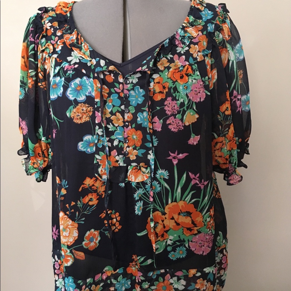 Sheer blouse
